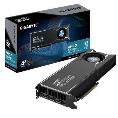видеокарта GigaByte AMD Radeon Pro W7800 AI TOP 32Gb