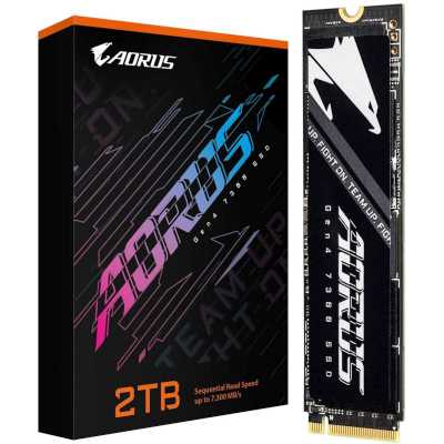 SSD диск GigaByte Aorus Gen4 7300 1Tb AG4732TB N Черный