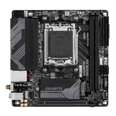 материнская плата GigaByte B650I AX Черный