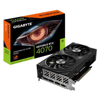 видеокарта GigaByte nVidia GeForce RTX 4070 12Gb GV-N4070WF2V2-12GD