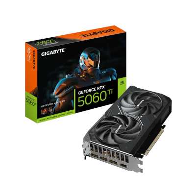 видеокарта GigaByte nVidia GeForce RTX 5060 Ti 8Gb GV-N506TWF2MAX OC-8GD 1.0