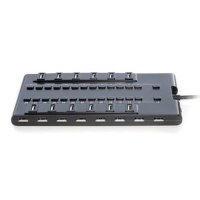 разветвитель USB Ginzzu GR-328UAB черный