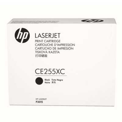 картридж HP 55X CE255XC черный