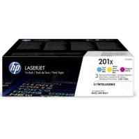 картридж HP 201X CF253XM голубой, желтый, малиновый
