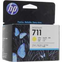 картридж HP 711 CZ136A желтый