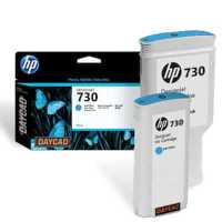 картридж HP 730 P2V62A голубой