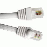 Hyperline PCM-RJ12-RJ12-5M-WH