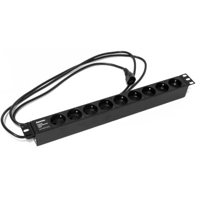 блок розеток Hyperline SHE19-9SH-2.5IEC