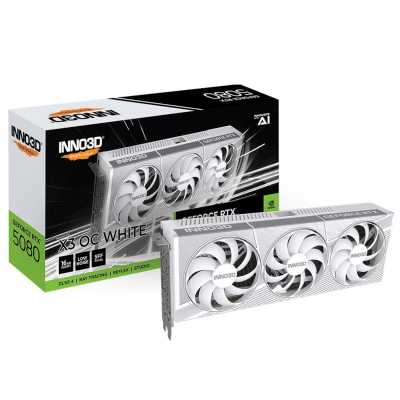 видеокарта Inno3D nVidia GeForce RTX 5080 ХЗ ОС White 16Gb N50803-16D7X-17605211