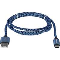 кабель Defender USB09-03T Pro Blue 87817 Синий