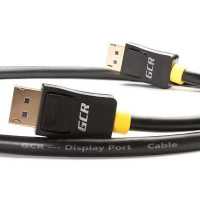 кабель Greenconnect GCR-DP2DP-0.5m Черный/Желтый
