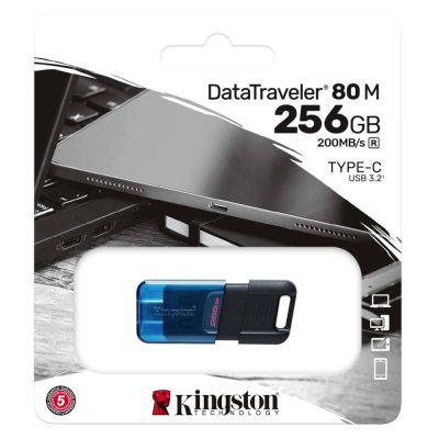 флешка Kingston 256GB DT80M/256GB Черный
