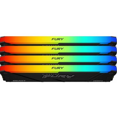 оперативная память Kingston Fury Beast RGB Black KF426C16BB12AK4/64