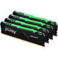 оперативная память Kingston Fury Beast RGB KF430C16BBAK4/128