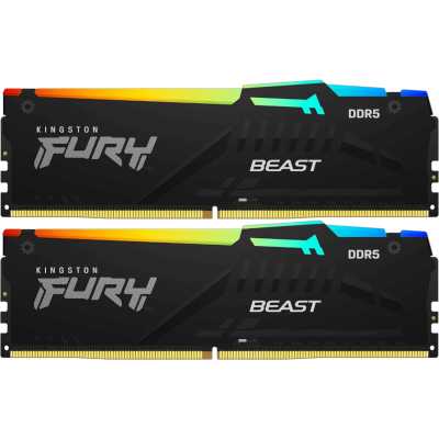 оперативная память Kingston Fury Beast RGB KF552C40BB2AK2-64