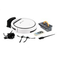 робот-пылесос Kitfort КТ-518 White-Black черный, белый
