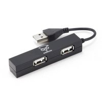 разветвитель USB Konoos UK-37 черный