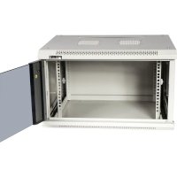 телекоммуникационный шкаф TWT TWT-CBWPG-9U-6x8-GY Белый