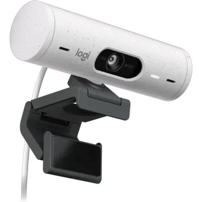 веб-камера Logitech Brio 500 960-001428 черный, белый