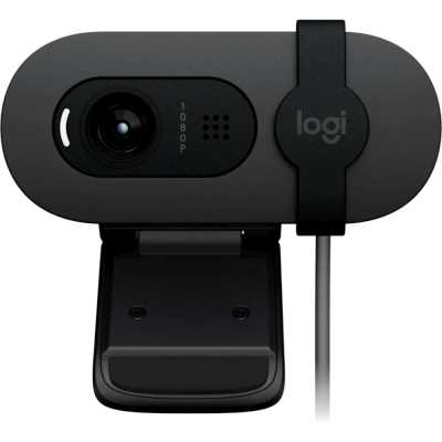 веб-камера Logitech Brio 90 Graphite 960-001581 черный