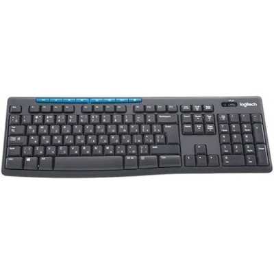 клавиатура Logitech MK275 920-007721 Черный-голубой