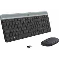 клавиатура Logitech MK470 Slim Wireless Combo Graphite 920-009206 Серый