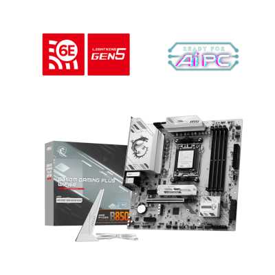 материнская плата MSI B850M Gaming Plus WiFi6E Белый