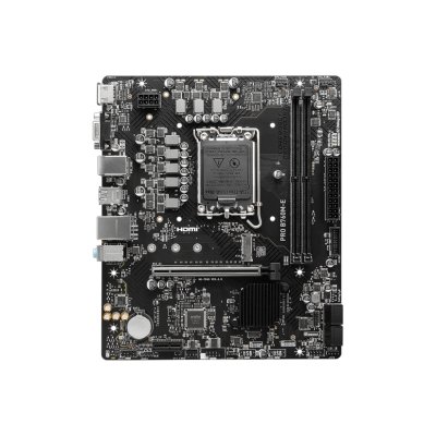 материнская плата MSI Pro B760M-E Черный