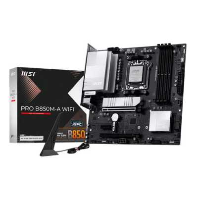 материнская плата MSI Pro B850M-A WiFi Черный