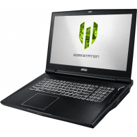 ноутбук MSI WT75 9SL-201 Черный