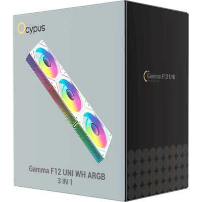 кулер Ocypus Gamma F12 UNI White ARGB 3 in 1 Белый