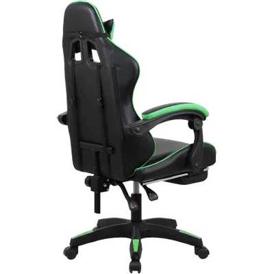 игровое кресло Oklick Camper Black/Green черно-зеленый