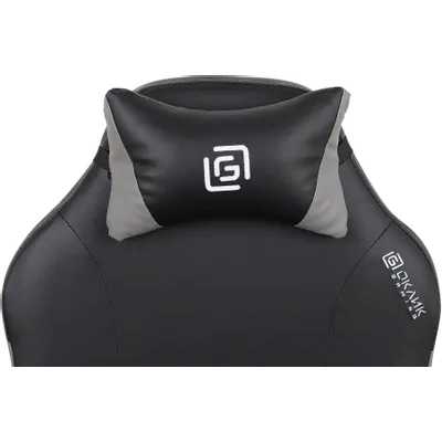игровое кресло Oklick Spirit Black/Grey черный-серый