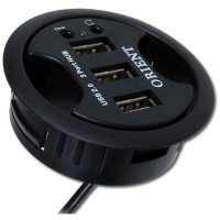 разветвитель USB Orient DE-370N черный