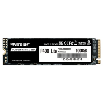 SSD диск Patriot P400 Lite 1Tb P400LP1KGM28H Черный