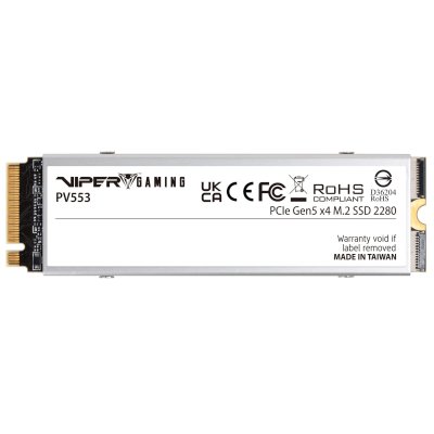 SSD диск Patriot Viper PV553 2Tb PV553P2TBM28H Черно-белый