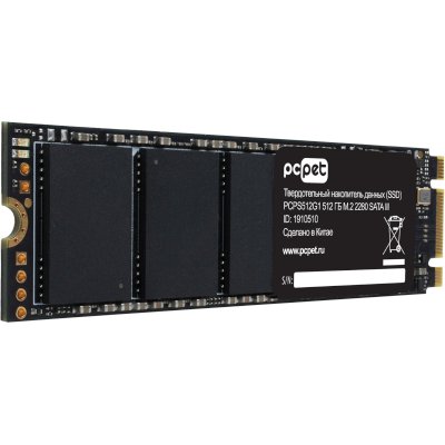 SSD диск PC PET 512Gb PCPS512G1 Черный