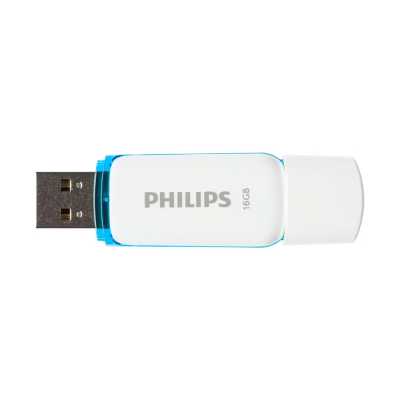 флешка Philips 16GB FM16FD70B/97 Белый, синий