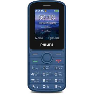 мобильный телефон Philips Xenium E2101 Blue