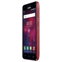 смартфон Philips Xenium V377 Black-Red