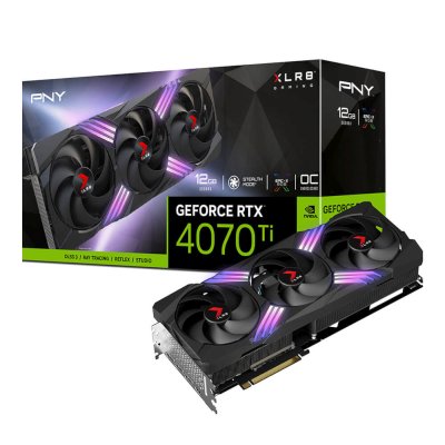 видеокарта PNY nVidia GeForce RTX 4070 Ti Gaming Vetro 12Gb VCG4070T12TFXXPB1-O