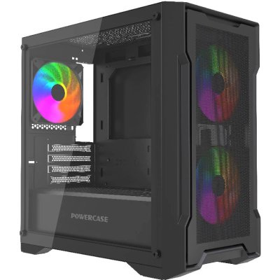корпус PowerCase Mistral Micro X3B ARGB Black