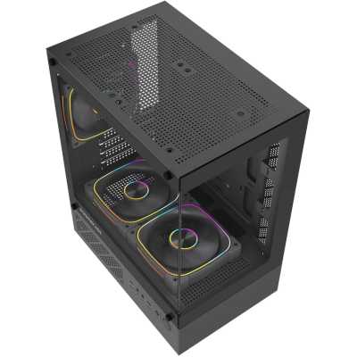 корпус PowerCase Vision Micro M1 ARGB Black