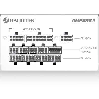 блок питания Raijintek Ampere II 1200W White Белый