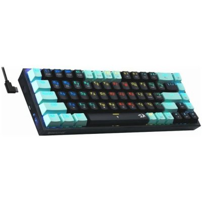 клавиатура Redragon Castor Pro Black/Blue Черный-голубой