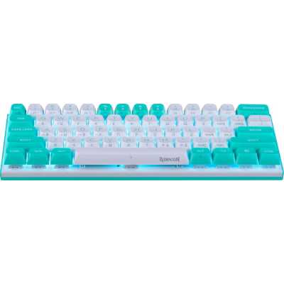 клавиатура Redragon Fidd White Белый-бирюзовый