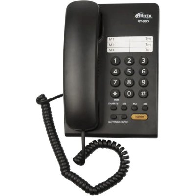 телефон Ritmix RT-330 Black