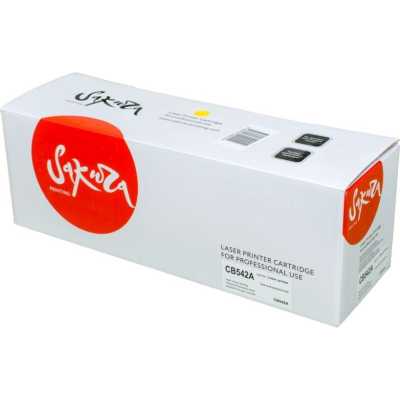 картридж Sakura SACB542A желтый