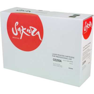 картридж Sakura SACE255A черный