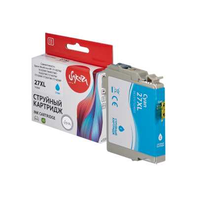 картридж Sakura SIC13T27124022 голубой